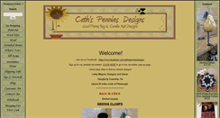 Desktop Screenshot of cathspenniesdesigns.com